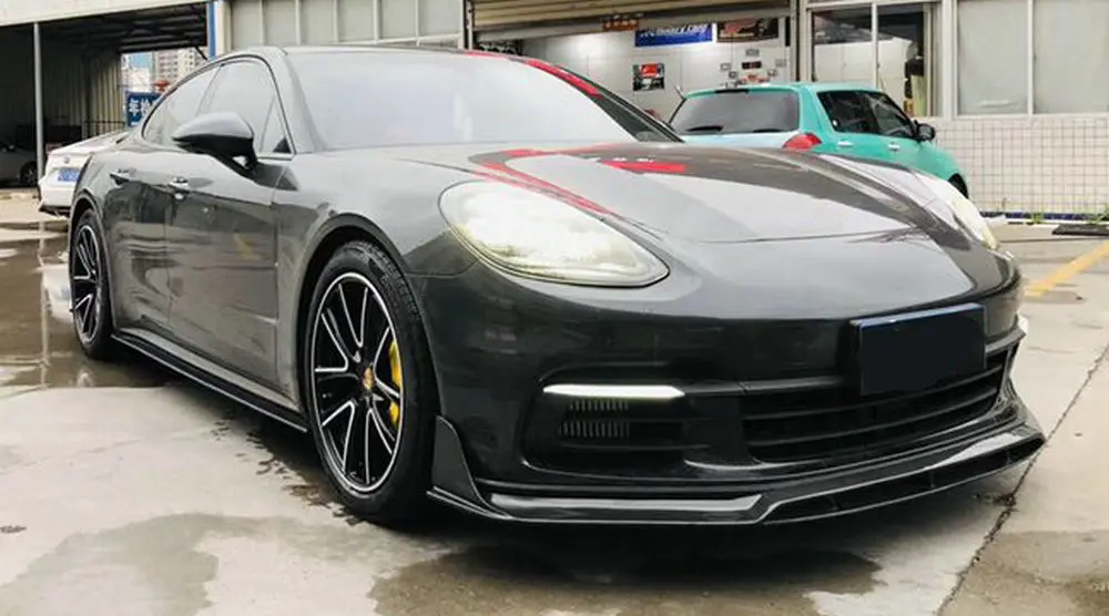 Новейший комплект кузова из 971 углеродного волокна (передняя губа + боковые юбки