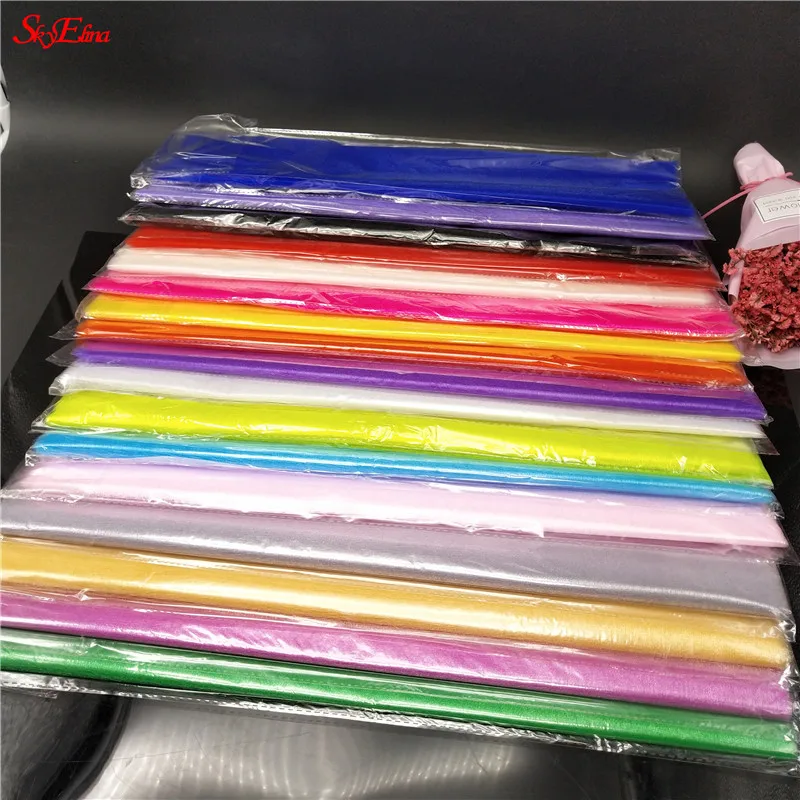 5 м/лот 48 см прозрачный тюль рулон ткани из органзы для дома свадьбы украшение