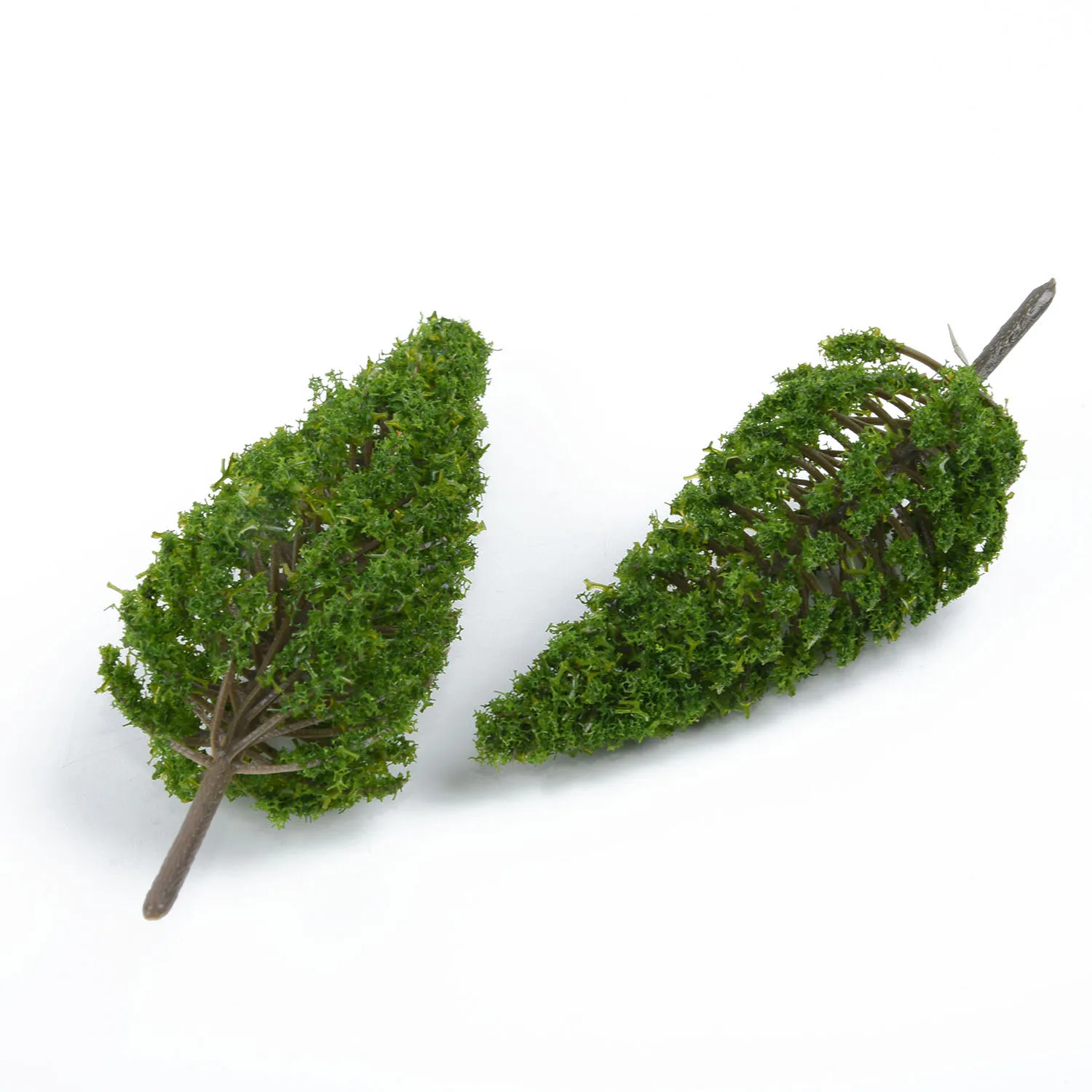 Модель в форме деревьев Пейзаж пластик зеленая железная дорога лес расположение