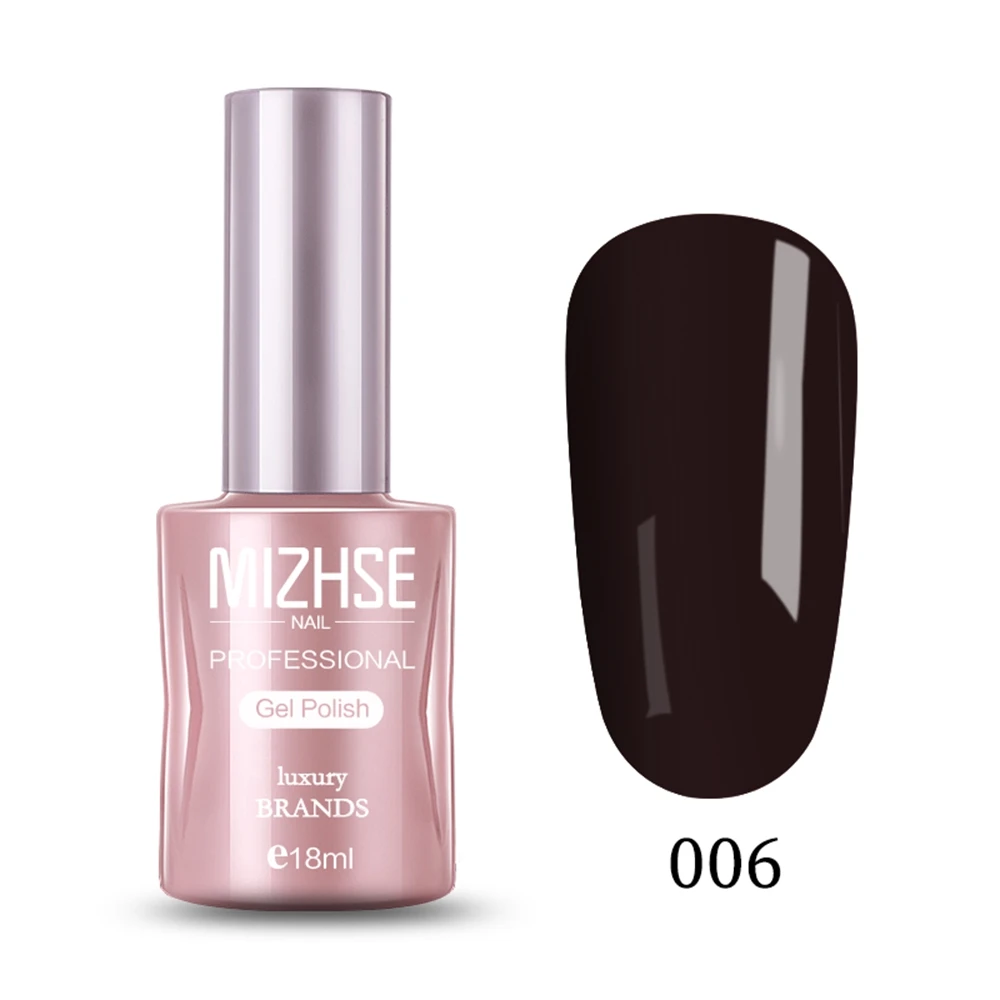 JH006 MIZHSE 18ML UV Gel Top Base Coat Gel Varnish Nail Polish Nails Art UV LED Soak-Off Gel lacquer Primer Base Nude Red Wthie Color - Цвет: JH006