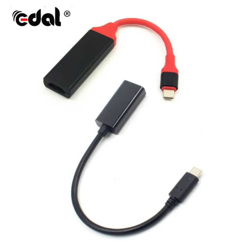 USB Type C к женскому HDMI HDTV кабель адаптер для Samsung Galaxy S8/S8 + Plus/Macbook/huawei mate10 P20 (pro)|Кабели