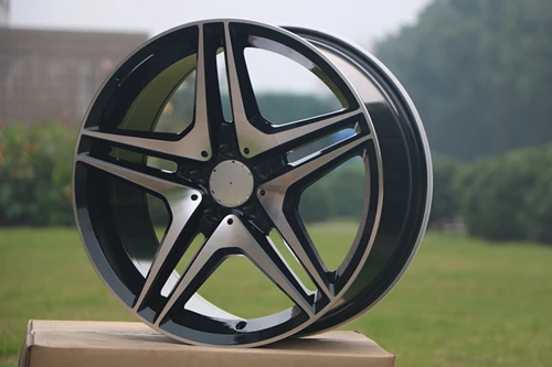 4 Новые 19x8 5/19x9 5 Straggered диски колеса для MERCEDES BENZ Черный AMG + 35 мм W828 | Автомобили и