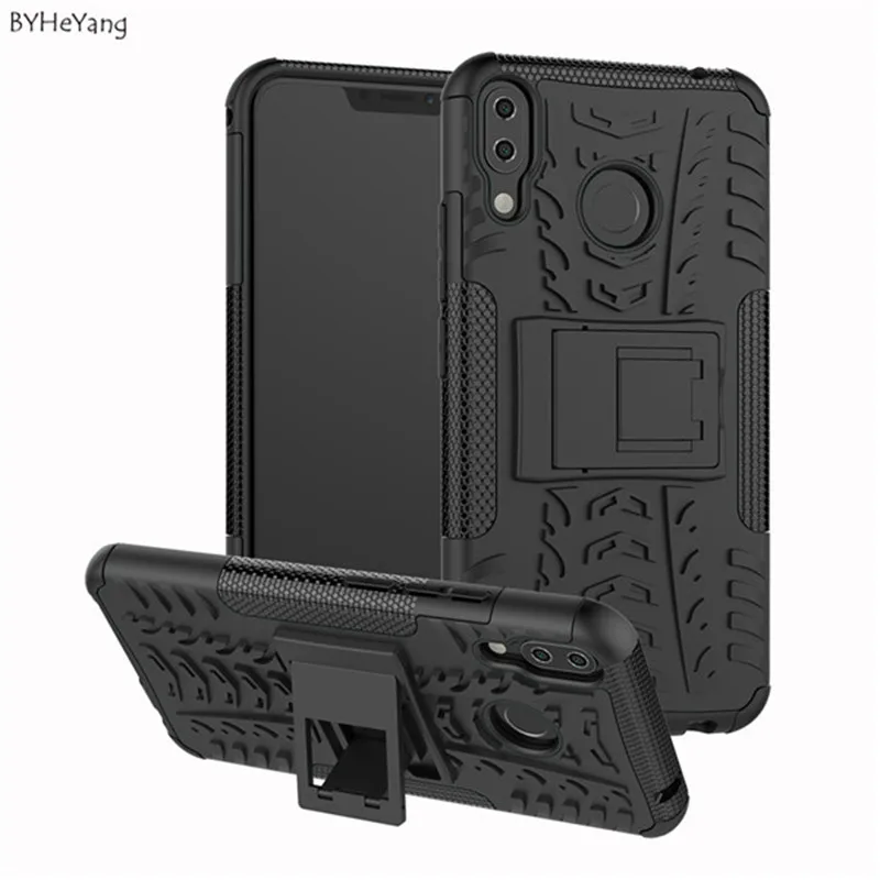 BYHeYang Armor Hybrid для Asus Zenfone 5Z ZS620KL чехол из ТПУ задняя защита подставка Жесткий Чехол