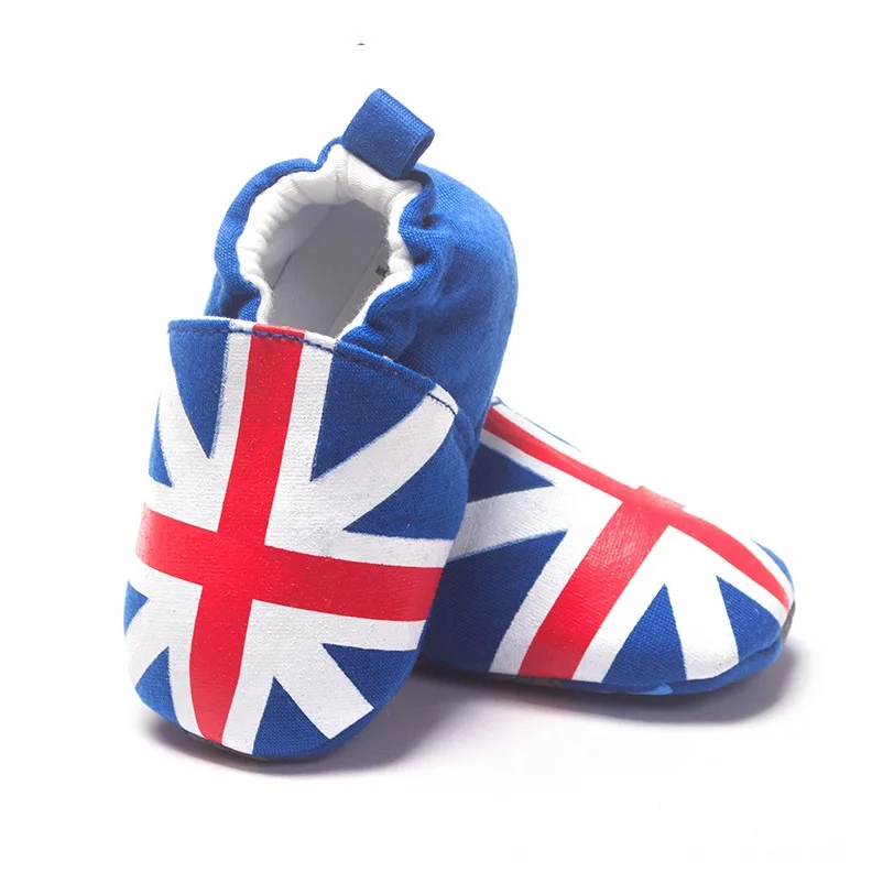 Детская Хлопковая обувь для новорожденных с флагом|baby boy shoes|bebe shoesbaby shoes newborn |