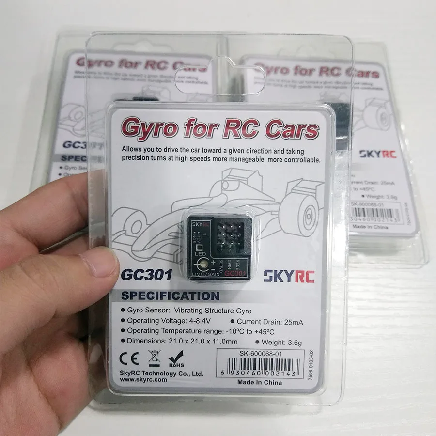 SKYRC GC301 гироскоп сенсор voor RC автомобили CH3 Дистанционное усиление руля выход corrigerende руля aanmising гироскоп voor RC авто