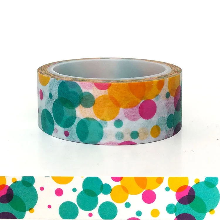 

20pcs/set Dream Color Ring Bubble DIY Decorative Sticker Handbook and Paper Tape