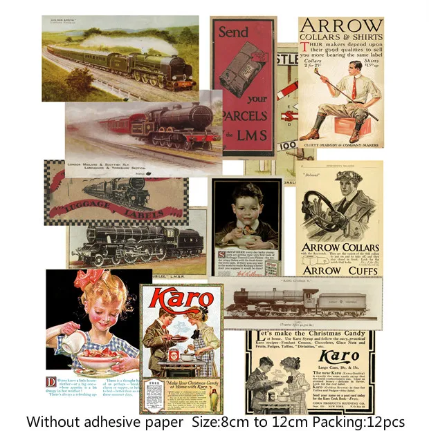 Набор бумаги KSCRAFT из винтажной серии для скрапбукинга сделай сам