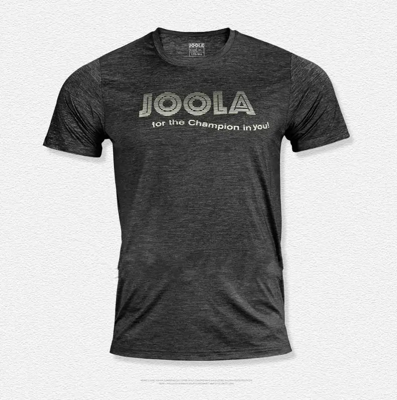Joola, новинка, высокое качество, майки для настольного тенниса, футболки для тренировок, рубашки для пинг-понга, одежда fastdry, спортивная одежда - Цвет: 767 black
