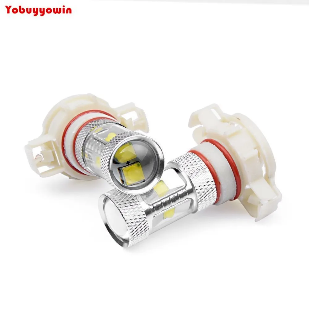 

2 шт. ультра яркий белый/желтый 30 Вт PSY24W Автомобильный светодиодный Cree чипы противотуманной фары DRL Вождения LED светильник 12V-24 DC Универсальны...