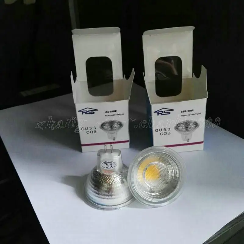 Энергосберегающая светодиодная лампа MR16 GU10 с COB матрицей 220 В перем. Тока 5 Вт 10