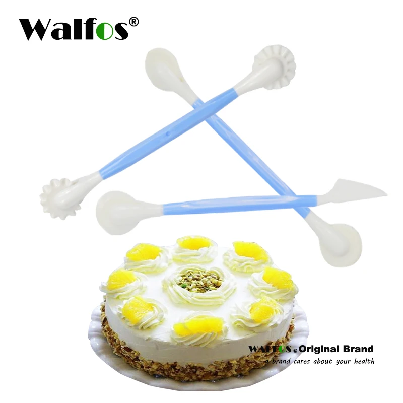 WALFOS 3 шт./компл. Fondant (сахарная) ручки для украшения торта цветок Моделирование