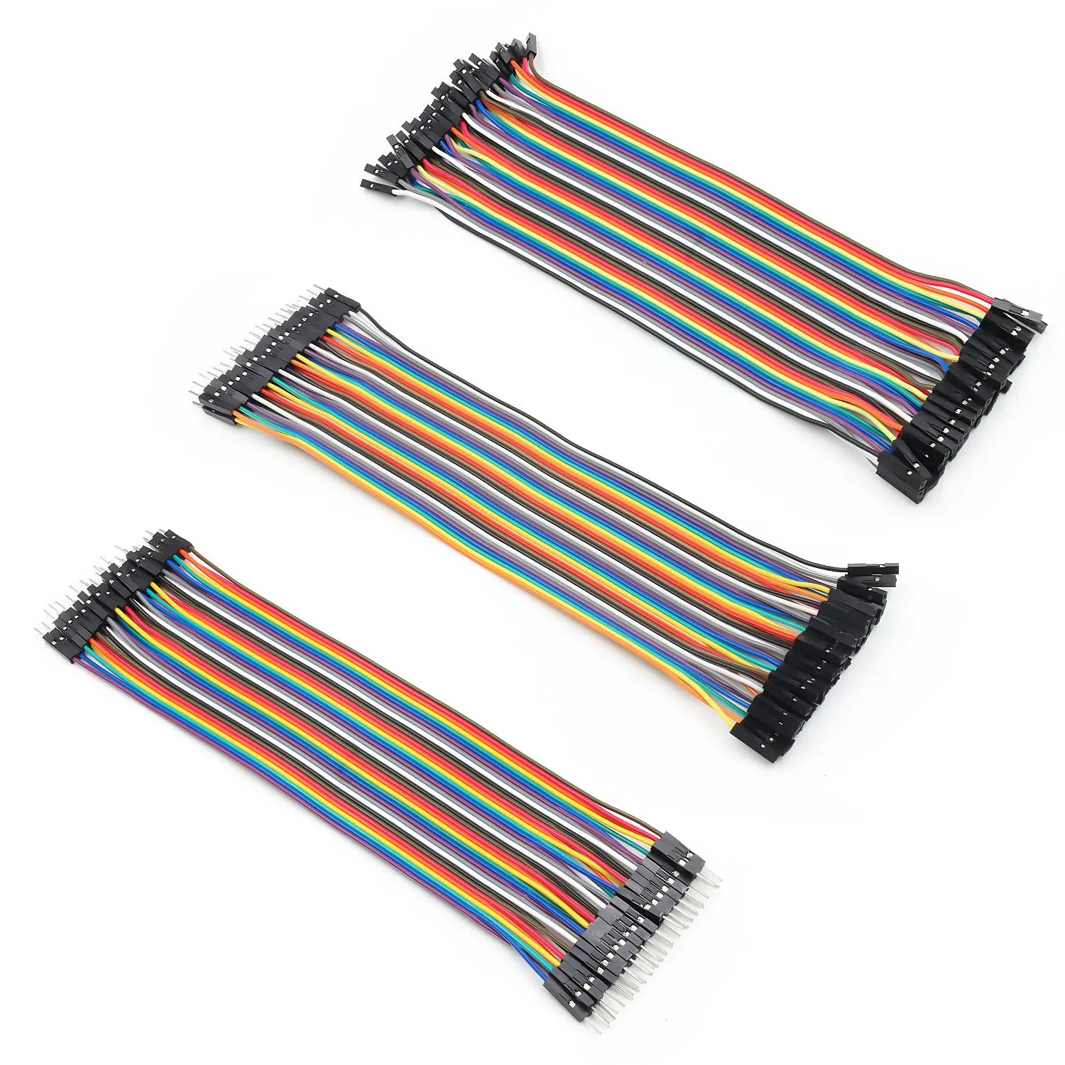 Dupont line 120 шт. 30 см мужской+ мужской женский и Женский Соединительный провод Dupont кабель для Arduino - Цвет: 30CM KIT