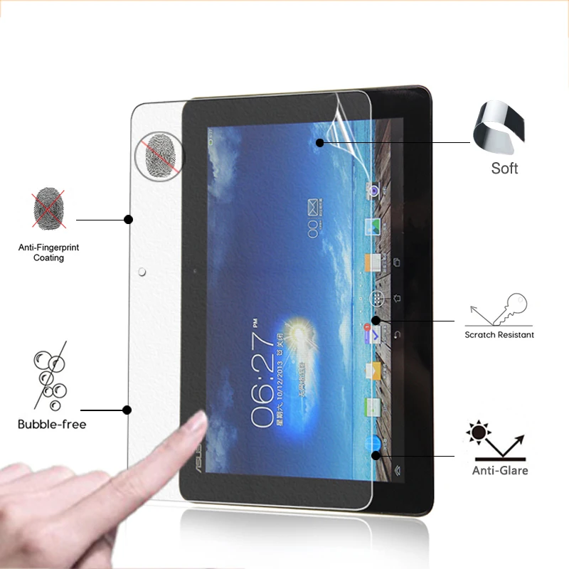 Best Anti-Glare screen protector matte film For ASUS MeMo Pad 10 ME102A 10.1&quot tablet anti-fingerprint protective | Компьютеры и