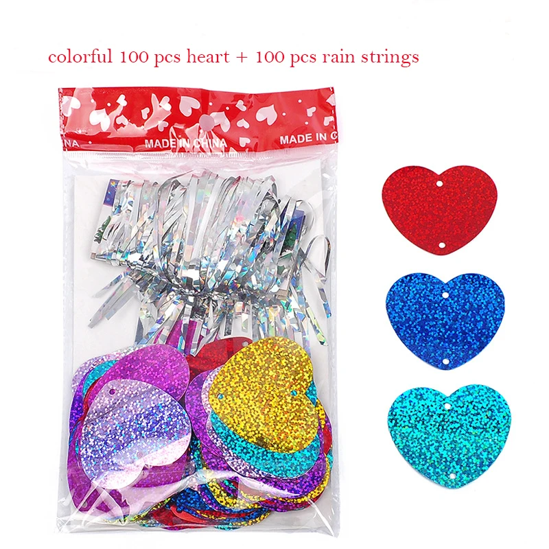 Wedding Ballon Pendant Hanging Decorations Party Foil Curtains Metallic Fringe Shimmer | Дом и сад