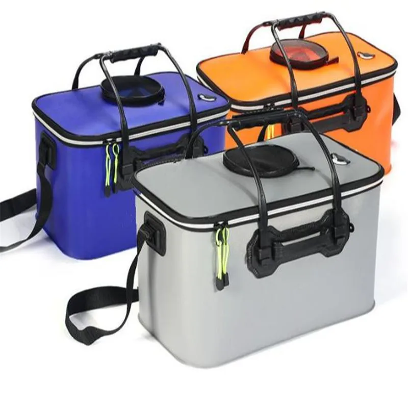 

Наружные Складные ведра для рыбы, высокое качество, EVA, рыболовная баррель, в штучной упаковке, многоцелевая коробка, аквариум для воды 35 см 40...