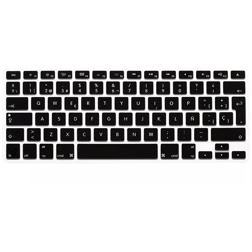 Евро ЕС ESP испанская клавиатура чехол для Macbook Air Pro Retina 13 15 силиконовая протектор
