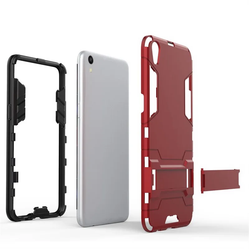 Kickstand Чехол для motolora R9 R9PLUS Люксовый Бренд Телефон Случаях PC + TPU Игры Гладкий Стенд