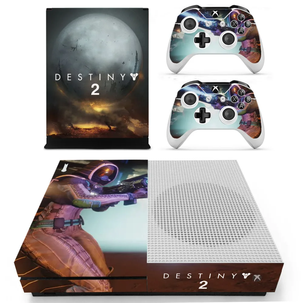 Игра Destiny 2 кожи Стикеры наклейка для Microsoft Xbox One S консоли и контроллеры Скины s Slim