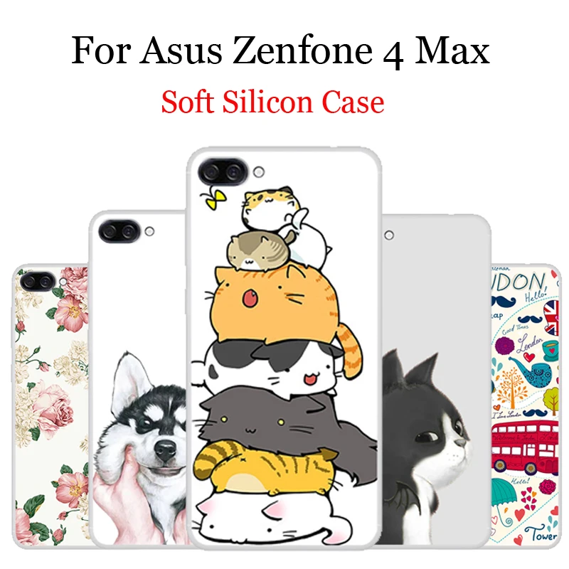 Чехлы для телефонов с мультяшным рисунком Asus Zenfone 4 Max силиконовая Мягкая задняя