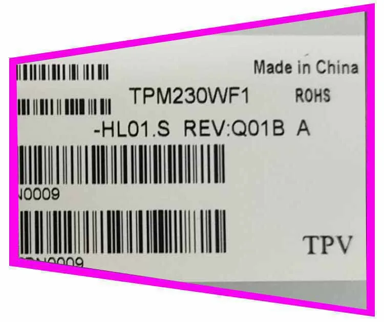 MaiTongDa оригинальный TPM230WF1 HL01 23 0 &quotlvds ЖК дисплей Панель WLED Дисплей один год