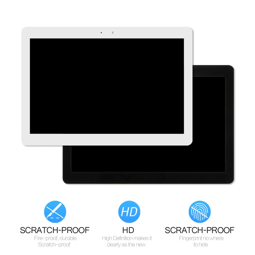 Srjtek 10 1 дюйма для Samsung Galaxy Tab 2 P5100 P5110 сенсорный ЖК дисплей с матрицей в сборе рамкой
