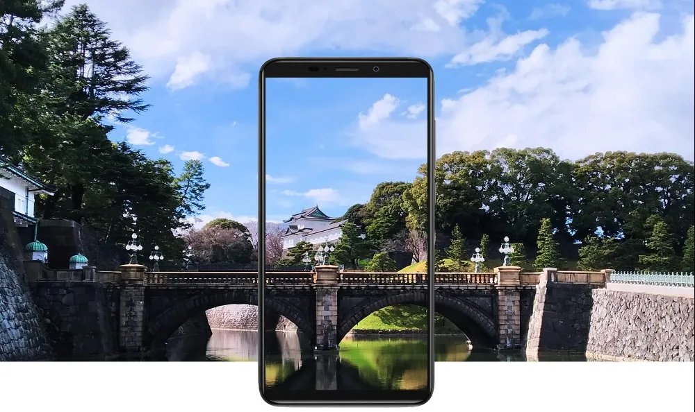 Смартфон Cubot J7, 5,7 дюймов, Android 9,0 18:9, 2 ГБ, 16 ГБ, MT6580, четыре ядра, двойная камера, 2800 мАч, для распознавания лица, отпечатков пальцев, мобильный телефон