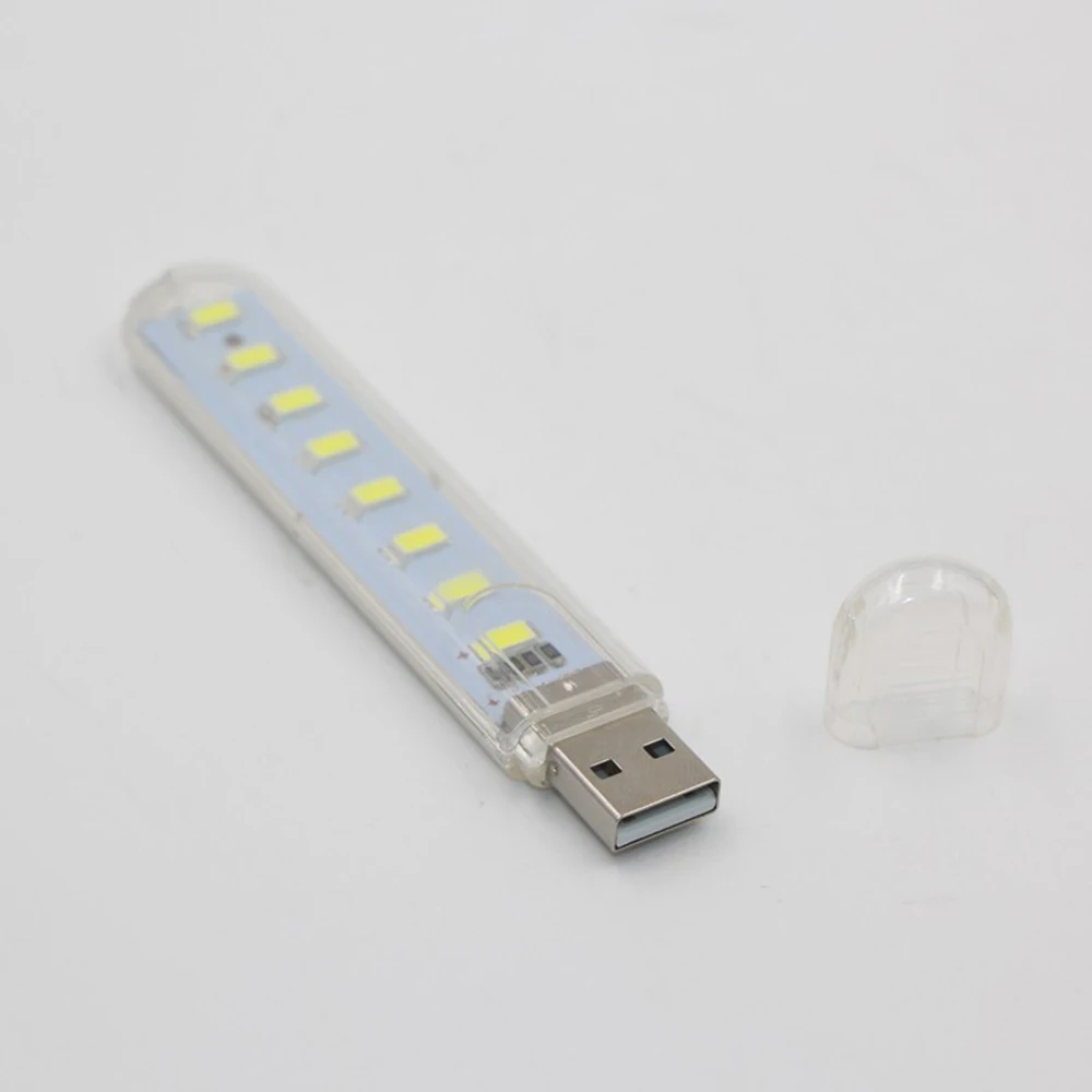 1 шт. 5 в USB светодиодный ночсветильник 3 светодиода 8 брелок настольная лампа для