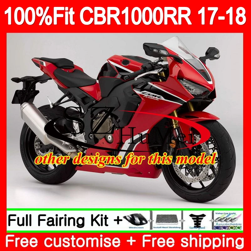 Комплект впрыска + бак для HONDA CBR 1000 RR CBR1000RR 17 18 107SH.2 1000RR Красный Серый Новый CBR1000 2017