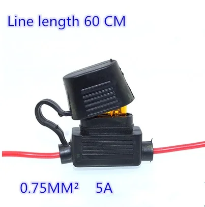 5 шт. 18 AWG средний автомобильный держатель предохранителя водостойкий