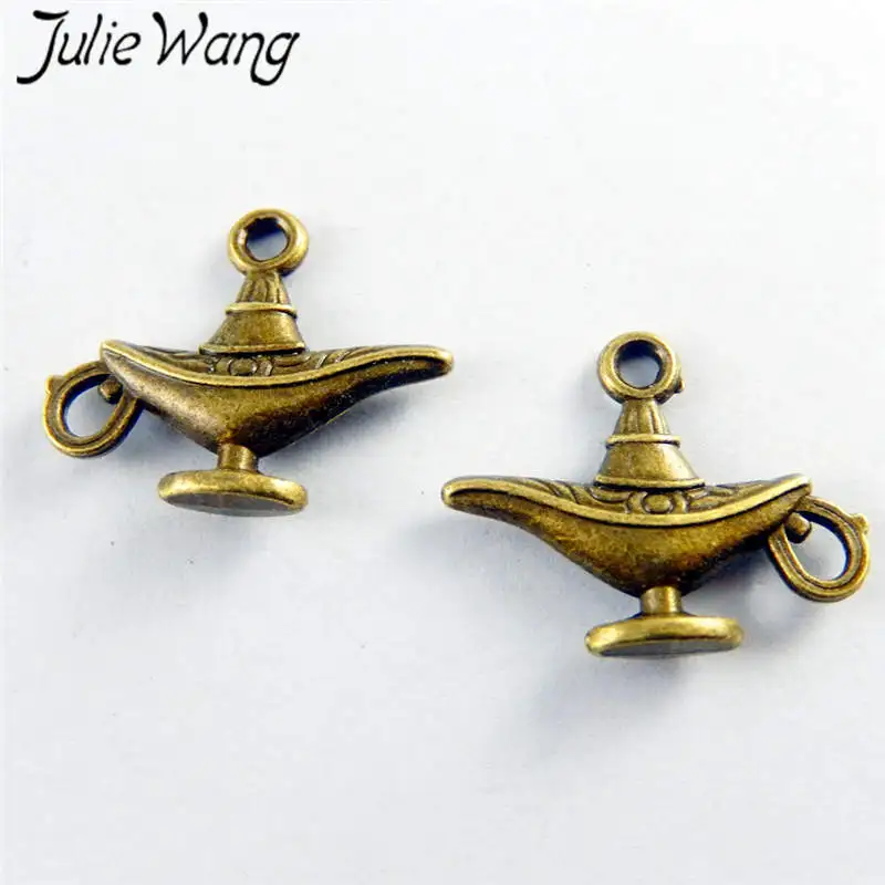 Julie Wang 20 шт. подвески в форме чайника из сплава античные бронзовые Подвески DIY