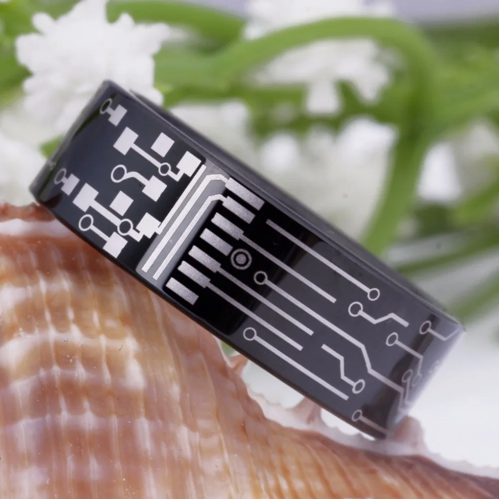 Модные ювелирные изделия обручальное кольцо для женщин и мужчин простой