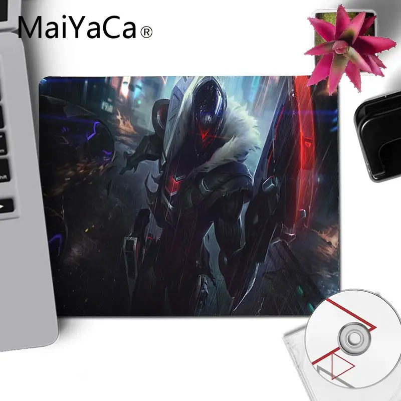 Красивое аниме MaiYaCa league of legend jhin небольшой коврик для мыши компьютерный