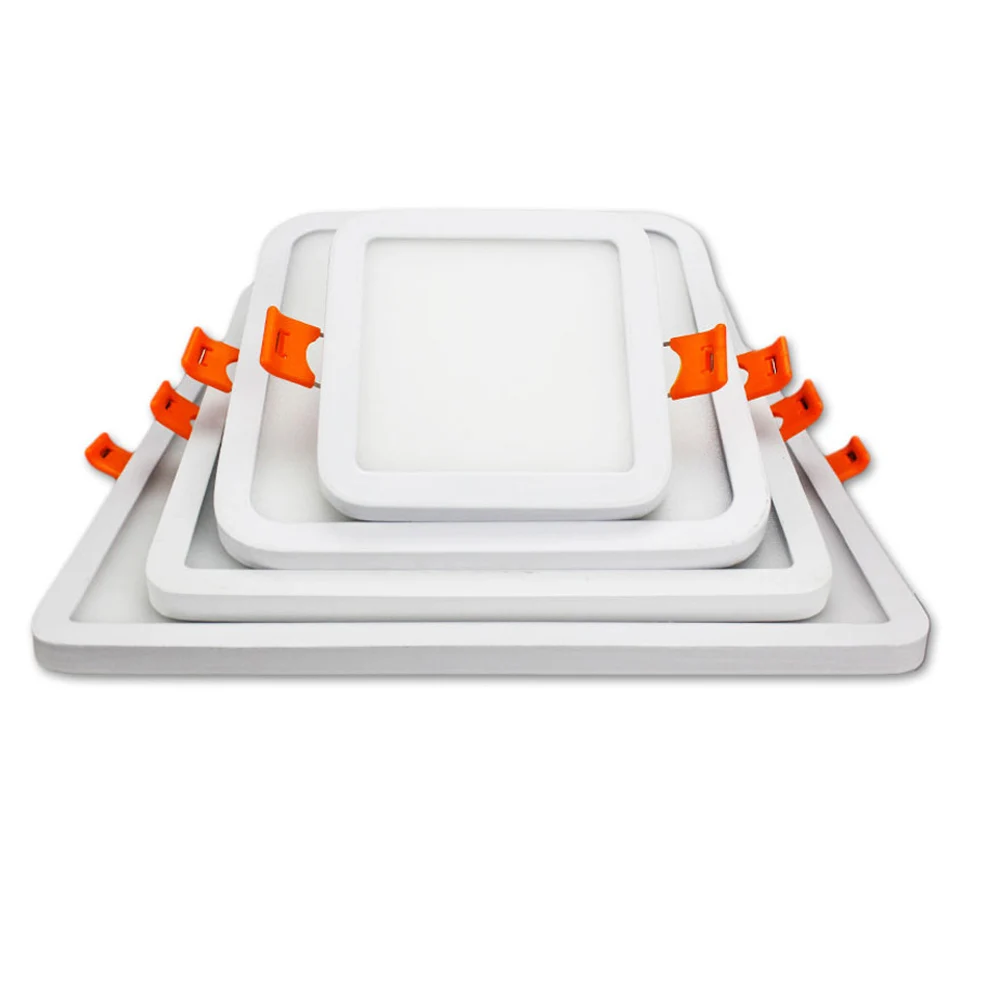 LED лампочка ультратонкий Светодиодный Панель светильник на потолок отверстие