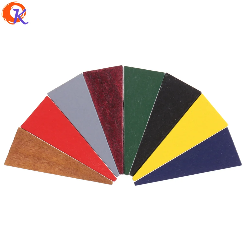 Cordial Design 200Pcs 15*39MM Jewelry Accessories/Wood Beads/Environmental Paint/Triangle Shape/DIY/Hand Made/Earring Findings | Украшения