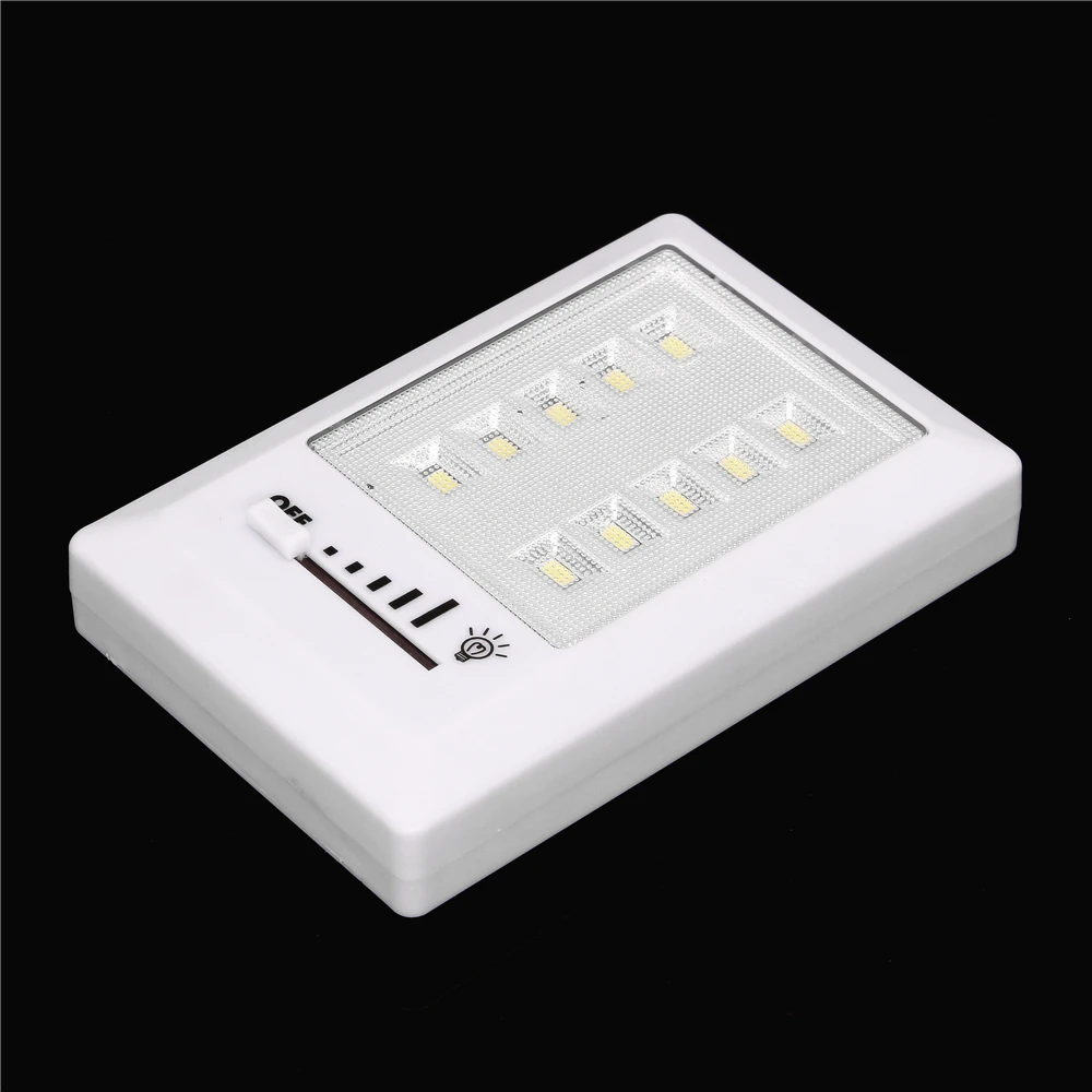 Затемнения светодио дный лампы SMD 5730 AAA Батарея питание Настенный ночник для