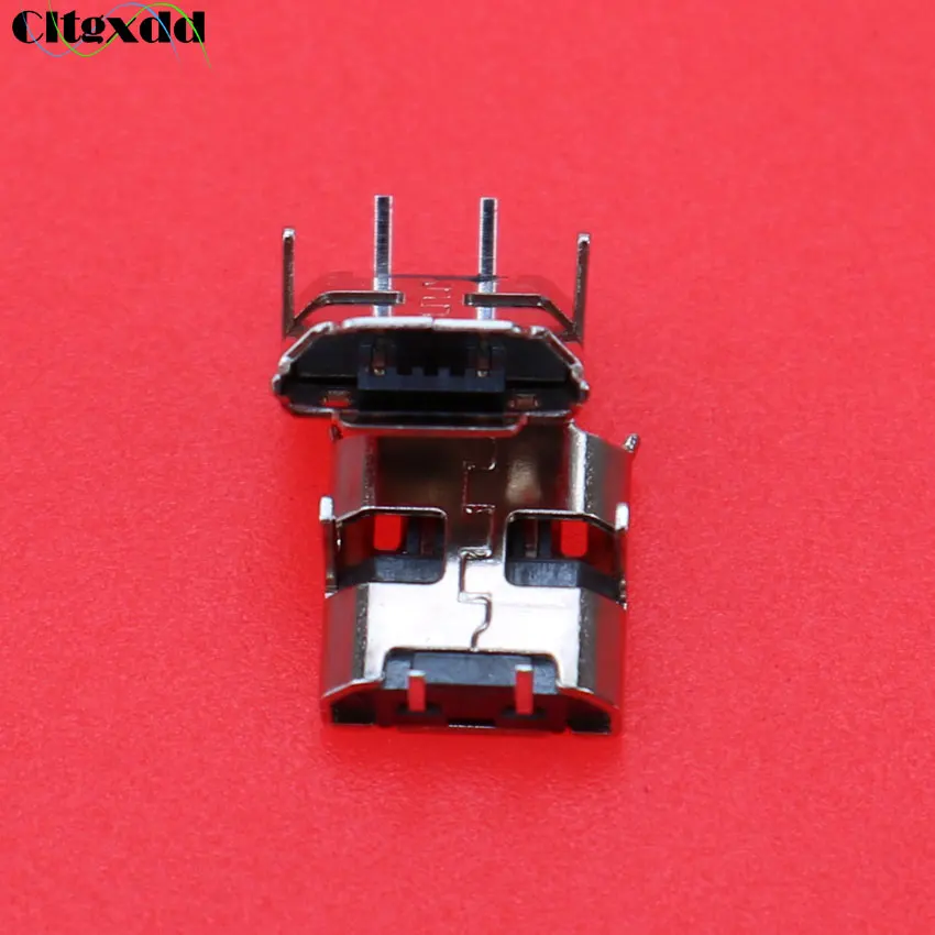 Cltgxdd 1 шт. Micro USB 2pin B Тип SMT гнездовой разъем для мобильного телефона 2 pin хвостовой