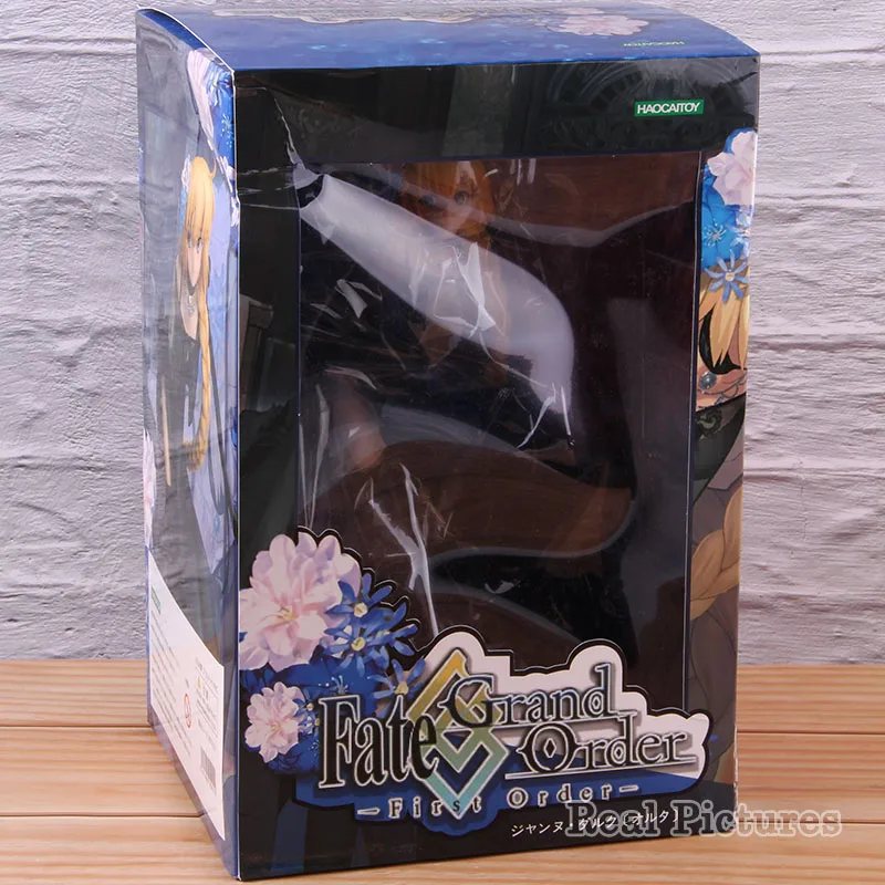 FGO Fate Grand Order фигурка линейка Жанна д 'Арк черное платье вер. 1/7 Масштаб ПВХ Коллекция Модель игрушки