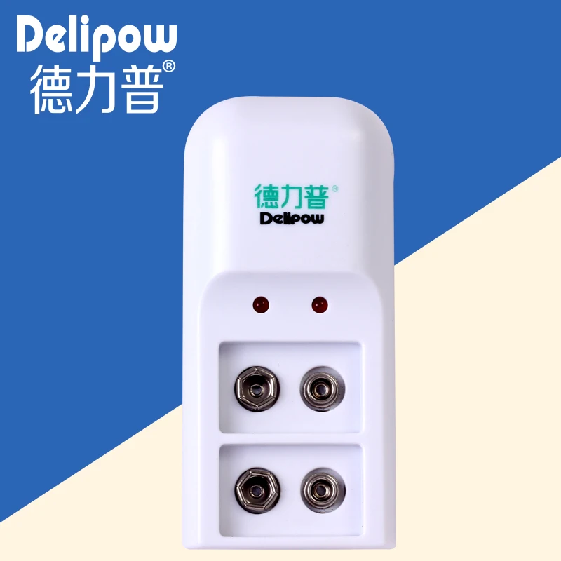Зарядное устройство для аккумуляторов Delipow 9 В с двойной зарядкой|li-ion battery cell|li-ion