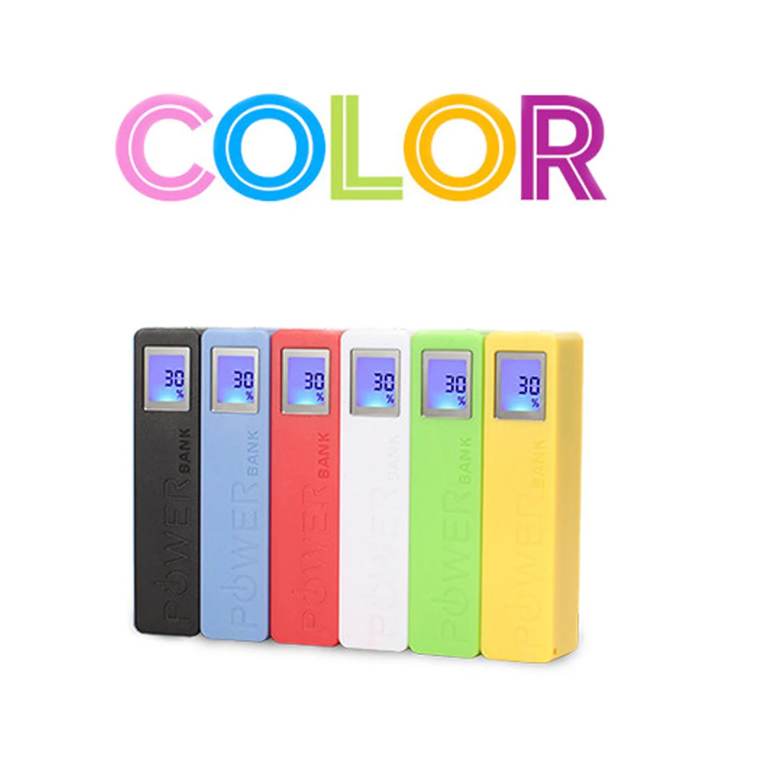 Centechia для 2600mAh USB LCD банк питания чехол 18650 зарядное устройство коробка комплект 6