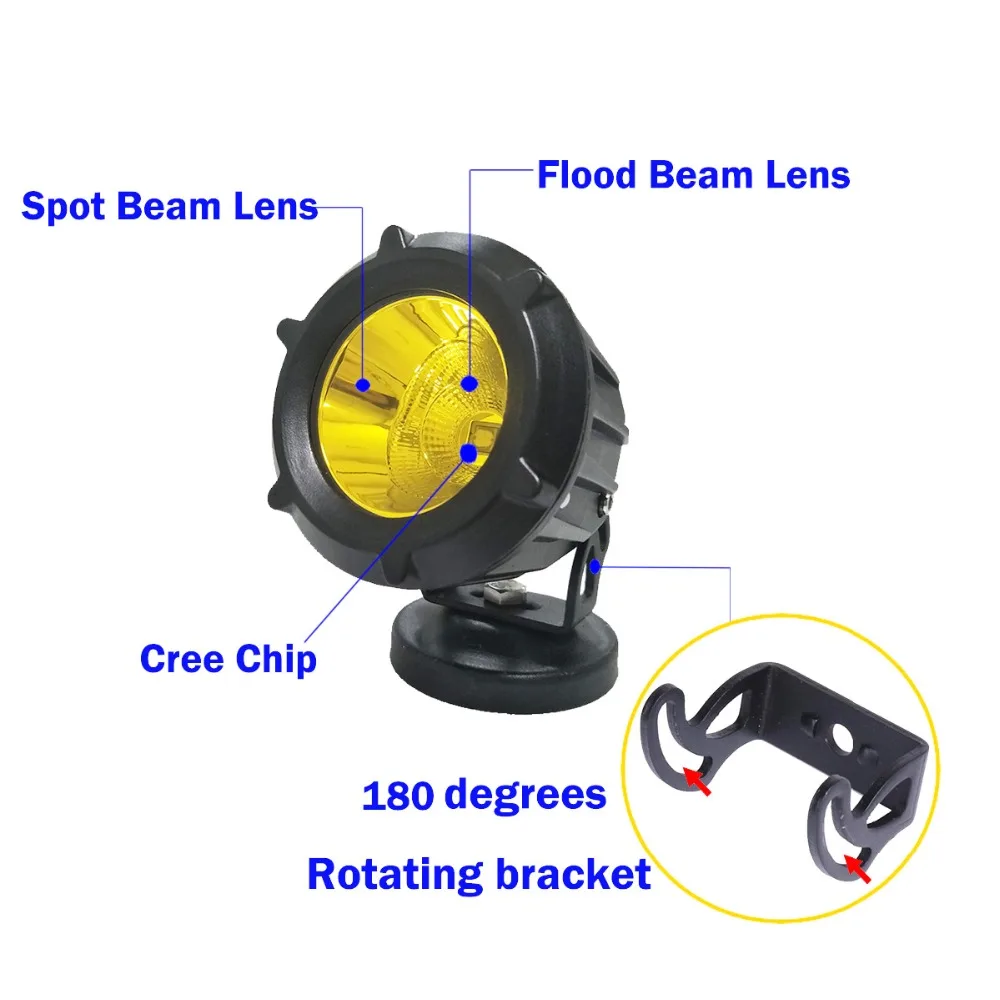 3.3&quot 25W LED Work Light Fog 12V 24V Motorcycle Decorative Lamp For Truck 4x4 SUV Offroad Car Accessories | Автомобили и