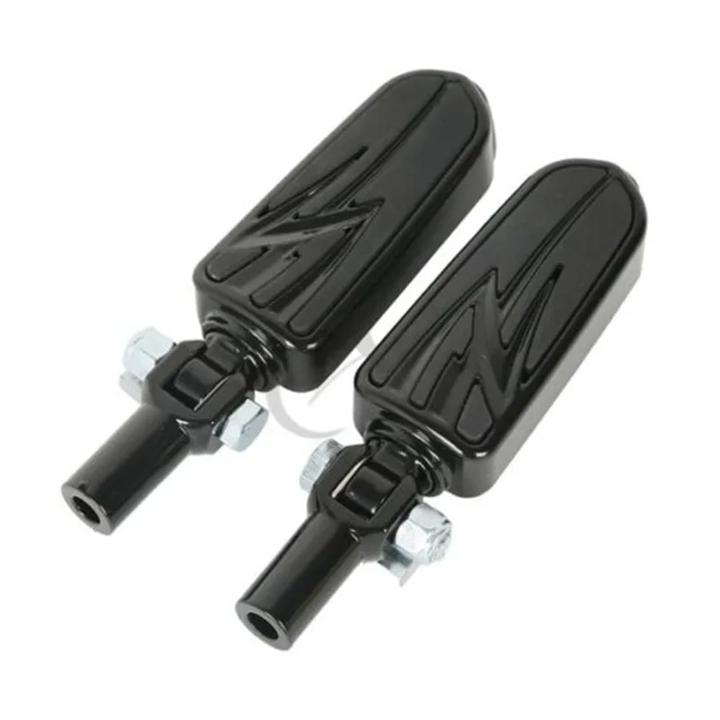 Motorcycle Skid-proof Male Mount Foot Pegs &amp Supports Mounts For Harley Softail 00-06 01 02 03 04 05 Black | Автомобили и