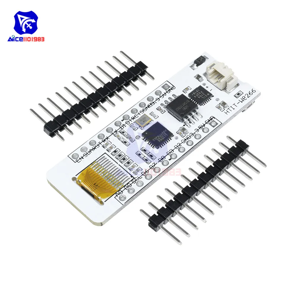 Макетная плата ESP8266 с Wi-Fi OLED-дисплей 0 91 дюйма CP2014 модуль NodeMcu 32 Мб флэш-Интернет