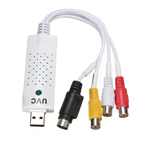 Топ USB2.0 карта захвата видео конвертер VHS на DVD для Win7/8 Mac OS|Кабели VGA| |