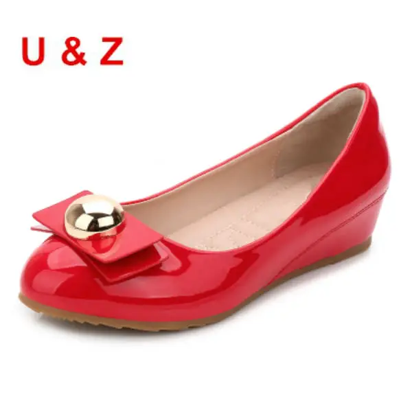 Удобные женские туфли на танкетке 45 мм розовые/бежевые матовые/лакированные