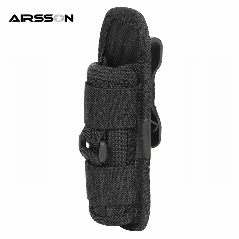 Тактический 360 градусов Поворотный фонарик Чехол кобура Факел чехол для ремня факел покрытие освещение на охоте аксессуары наборы выживания
