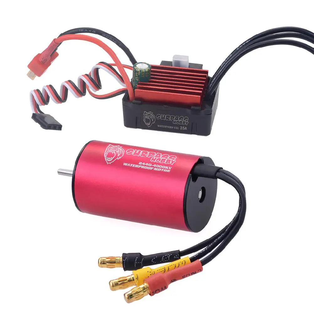 LeadingStar Surpass Hobby 2440 4000kv бесщеточный мотор + 35A контроллер скорости ESC