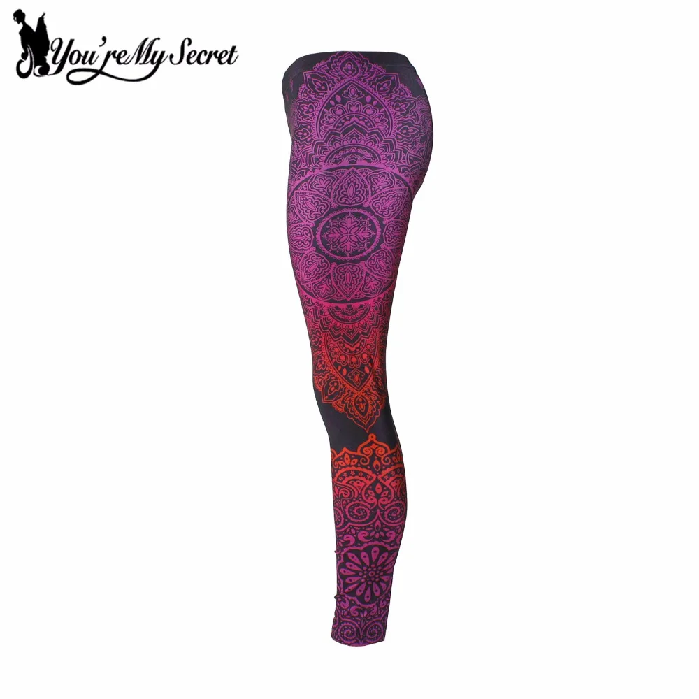 [You're My Secret] Bohemia Aztec круглые леггинсы с градиентной расцветкой женские