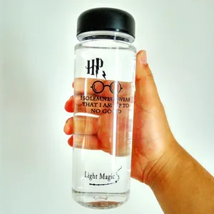 Простая бутылка для воды 500 мл, экологически безопасная бутылка для воды, Спортивная бутылка для здорового лимонного сока