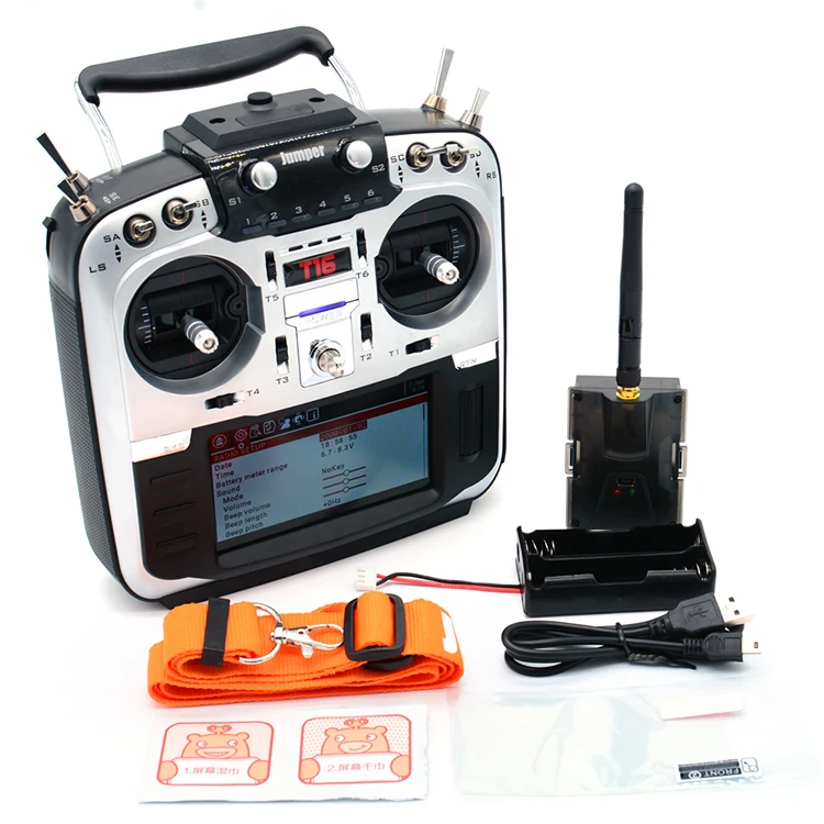 Jumper T16 2,4G 16 ch с открытым исходным кодом мультипротокол передатчик JP4-in-1 модуль 4,3 дюймов ЖК-дисплей для радиоуправляемого вертолета FPV Drone RC пульт дистанционного управления