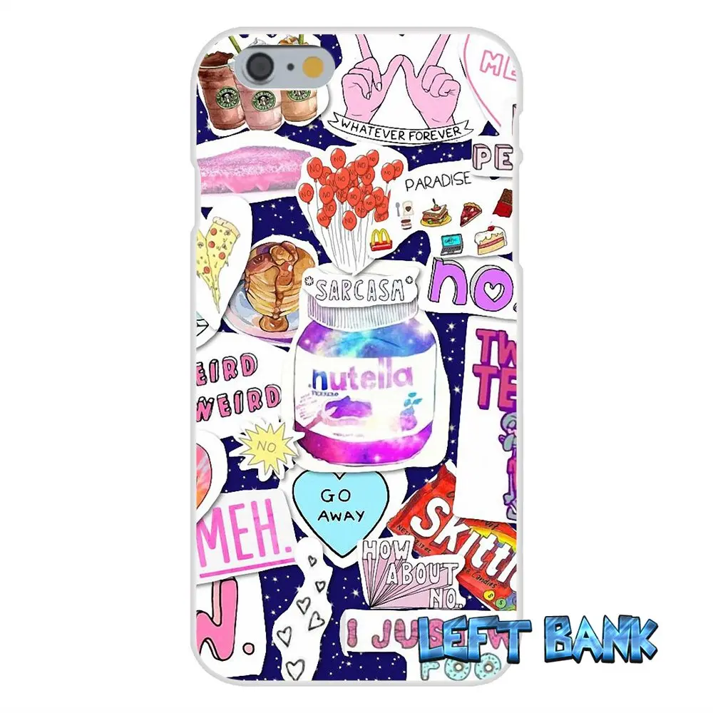 Для iPhone 4 4S 5 5S 5C SE 6 6S 7 Plus Tumblr Nutella Мягкий Силиконовый ТПУ прозрачный чехол |